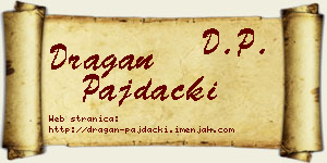 Dragan Pajdački vizit kartica